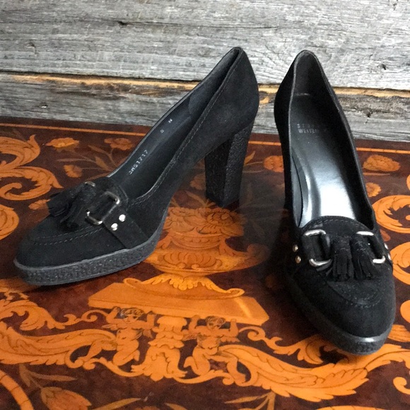 Stuart Weitzman Shoes - 🔥 SALE 🔥 Stuart Weitzman Black Suede Loafers
